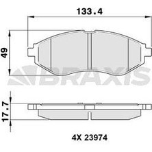 Ön Fren Balatası Kalos Aveo T200 T250