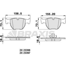 Ön Fren Balatası Landrover Range Iıı 3.0td 6 4.4ı 02>