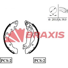 Arka Fren Balatası Pabuc Kampana Accent 1.5 Crdı Matrıx 1.5 Crdı