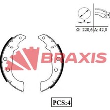 Arka Fren Balatası Pabuc P306 Xsara Xsara Iı Zx P306 Ym 1.9 1.9td 1.8 8V Abssız