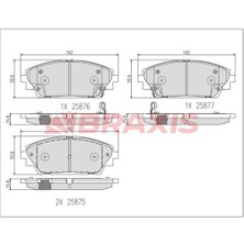 Fren Balatası On Mazda Cx 3 15> Mazda 3 13>