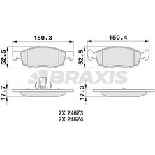 Ön Fren Balatası Logan Mcv 1.4 / 1.6 / 1.6 16V / 1.5dcı 02 / 07>