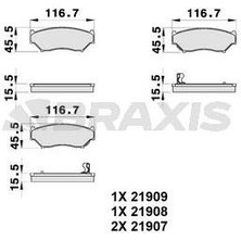 Ön Fren Balatası Vıtara 5 Kapı 90>98