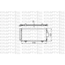 Klima Radyatörü Forester 2,0 2008-2013 Impreza 2012-2016 Xv 2012-> 640×298×16