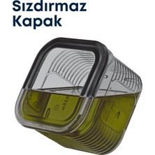 7 Parça Sızdırmaz Hava Almaz Saklama Kabı Seti Gri-kahvaltı Beslenme Kabı-derin Dondurucu Ve Mikrodalga