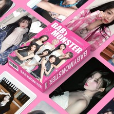 Babymonster  Çift Yön Baskılı Hologramlı Laser/lomo Card Seti