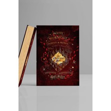 Kitap Görünümlü Dekoratif Kutu 16,5X24,5 cm Harry Potter Çapulcu Haritası Lisanslı