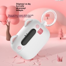 Huishang Sevimli Hayvan Şekillendirme Silikon Airpods Pro/pro2 Bluetooth Kulaklık Seti Için (Yurt Dışından)