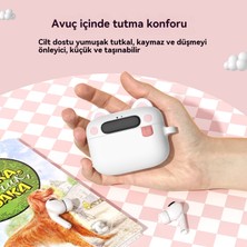 Huishang Sevimli Hayvan Şekillendirme Silikon Airpods Pro/pro2 Bluetooth Kulaklık Seti Için (Yurt Dışından)