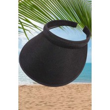 Uniquetrenders Kadın Geniş Siperlikli Uv Korumalı Yazlık Taç Vizör Şapka