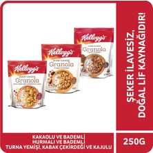 Granola Şeker Ilavesiz 3'lü Paket, T.yemişi, K.çekirdeği ve Kajulu&hurmalı ve Bademli&kakaolu ve Hurmalı