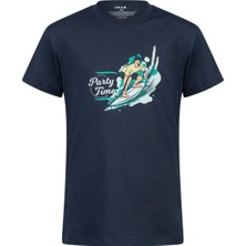 2AS Aja Çocuk Baskılı T-Shirt Lacivert 216