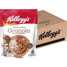 Şeker Ilavesiz Granola Kakao ve Bademli 250X10 ,%43 Yulaf Içerir, Lif Kaynağı