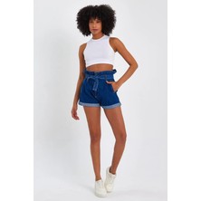 Alexandergardı Özel Koleksiyon Bağlamalı Denim Şort (4013K)