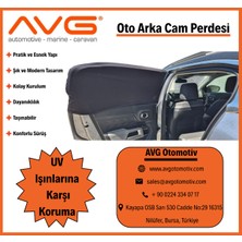 2 Adet Oto Arka Yan Cam Perde - Güneş Önleyici, Oto Güneşlik
