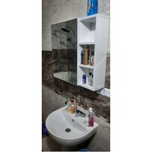 By Golden Aynalı Banyo Dolabı