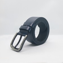 Hakiki Deri Kemer Spor 4,5cm Lacivert Erkek