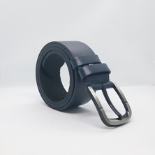 Hakiki Deri Kemer Spor 4,5cm Lacivert Erkek