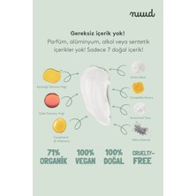 Nuud Xxl Pack 3 x 40 ml Vegan Parfümsüz Krem Deodorant 