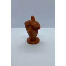 Nah Işareti Dekoratif El Heykeli | Masaüstü 3D Biblo | Modern Ofis ve Ev Süs Eşyası