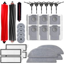 Pshcooe Roborock S8 Maxv Ultra /s8 Max Ultra Elektrikli Süpürge Ana Yan Fırça Hepa Filtre Paspas Bezi Toz Torbası Için Yedek Parçalar (Yurt Dışından)