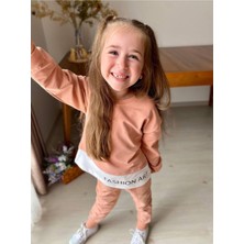 Kiz Çocuk Eşofman Takımı. Stitch Baskılı 2li Kız Çocuk Takımı.