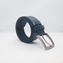 Hakiki Deri Kemer Spor 4cm Lacivert Erkek
