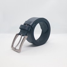 Hakiki Deri Kemer Spor 4cm Lacivert Erkek