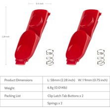 Pshcooe 6 Adet Asa Borusu/temizlik Başlığı Klipsi Mandal Sekmesi Düğmesi Dyson V7 V8 V10 V11 V15 Elektrikli Süpürge Yedek Alet Düğmesi Yaylı (Yurt Dışından)