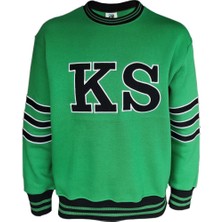 Kocaelispor Lisanslı Ks Sweatshirt Yeşil-Siyah