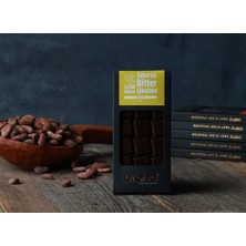 Aroha İkili Avantaj Paket %100 Kakao Şekersiz Bitter Çikolata 80 g x 2 Adet