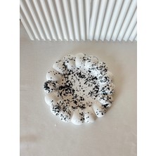 Minimalist ve Şık Sunum Tabağı | Bardak Altlığı -Mermer Desen 