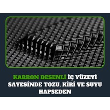 Newdeco Skoda Octavia 2020 Sonrasi  Için 5,5d Carbon Style Havuzlu Paspas - Tpe Malzeme