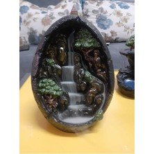 Tütsü Geri Akış Şelale Tütsülük Buhardanlık Tütsü 3 Adet Koni Hediye