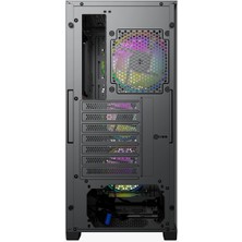 Daryun Nirsa Pro 4 x 120 mm  RGB Fanlı  E*ATX Siyah Gaming Bilgisayar Kasası