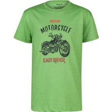 2AS Aja Çocuk Baskılı T-Shirt Yeşil 212