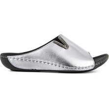 Muya Mena Anatomik Topuk Dikeni Kadın Terlik Kurşun