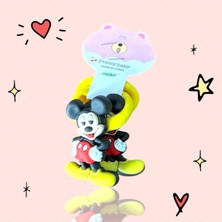 Takıtolia Mickey Mouse Ikili 2'li Çiftli Lastikli Renkli Kız Çocuk Tokası
