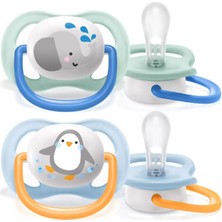 Philips Avent Ultra Air Animals 2li Emzik 0-6 Ay - Erkek