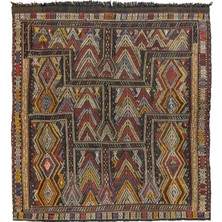 Ebren Geometrik El Dokuma Kilim 171X185 cm