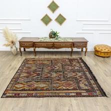 Ebren Geometrik El Dokuma Kilim 171X185 cm
