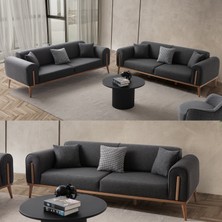 Edsy Home Riva 3+3 Koltuk Takımı Antrasit