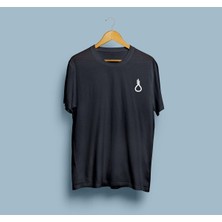 Oversize Anonim Profil Resmi Cep Tasarım Unisex T-Shirt