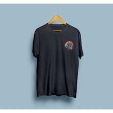 Oversize Zombi Unicorn Baskılı Unisex T-Shirt