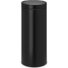 Brabantıa Matt Black New Dokunmatik Çöp Kutusu 30L (8710755115301)