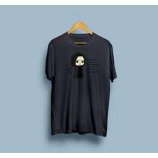 Oversize Harry Potter Severus Snape Baskılı Unisex T-Shirt
