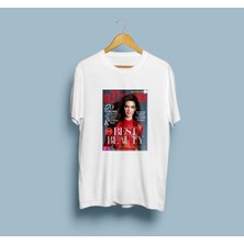 Oversize Allure Magazin Kendall Jenner Kapak Tasarım Unisex T-Shirt