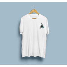 Oversize Poseidon Mızrak Baskılı Unisex T-Shirt