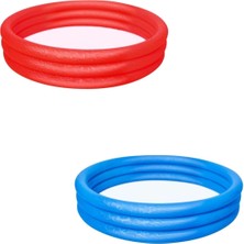 Bestway Şişme Havuz 3 Halkalı 1.83X33 cm 51027 Kırmızı