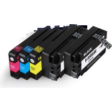 HP Officejet Pro 8630 (A7F66) E-Aio Yazıcı Uyumlu 950XL /951XL Çipli 4 Renk Kartuş Seti